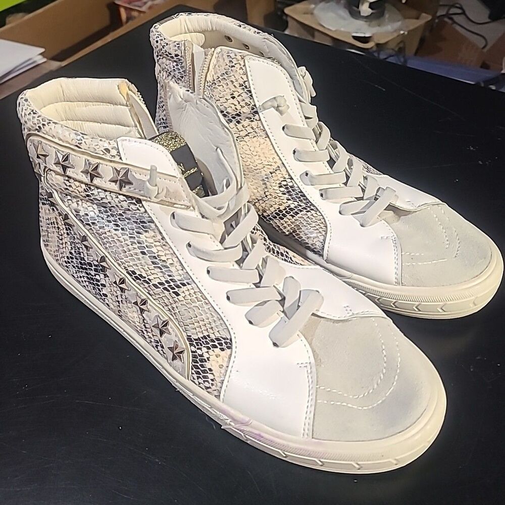 Vintage Havana Hi Top Sneakers Cliff Snake/Grey 8.5